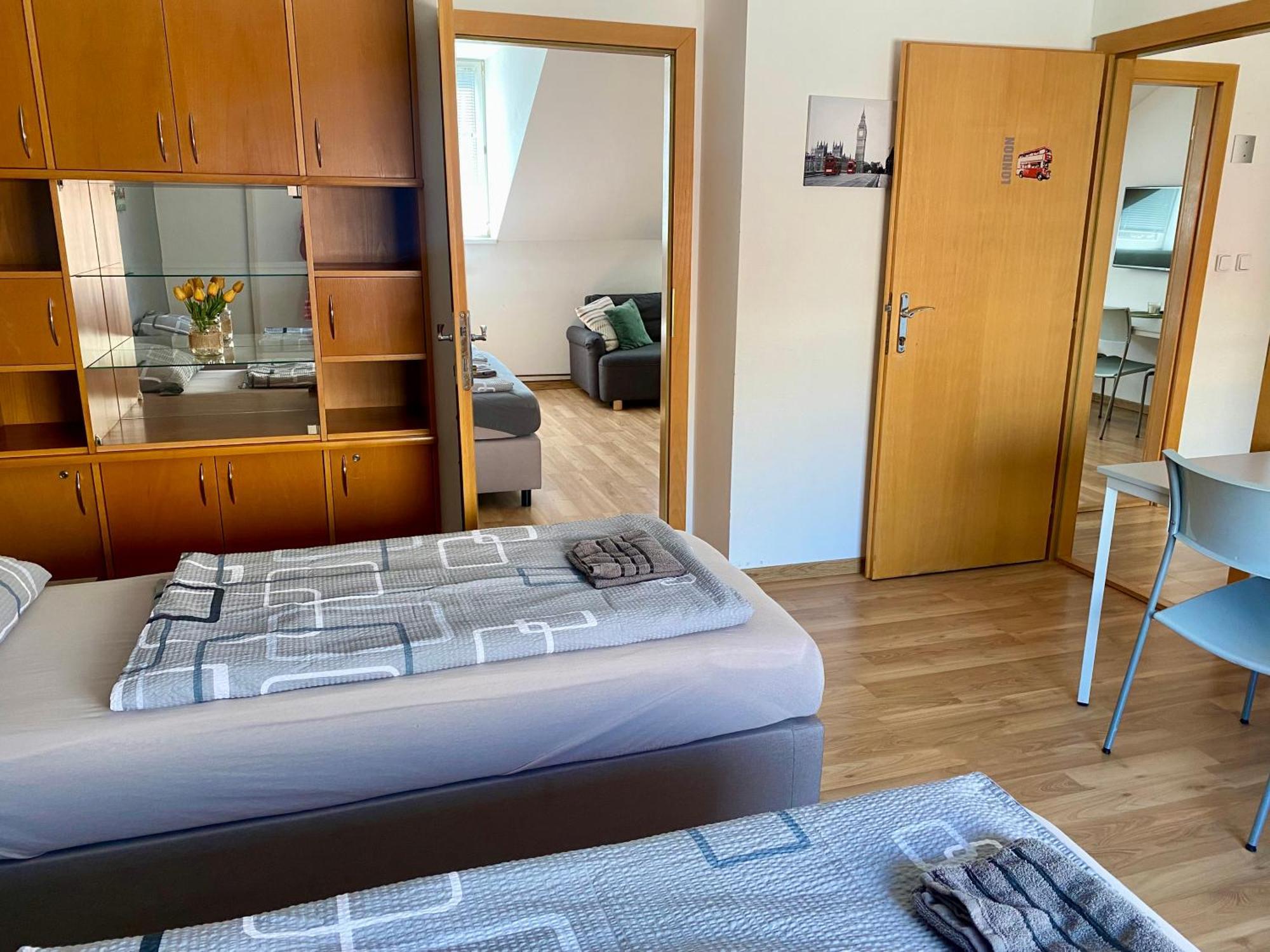 Apartment 3-bedroom In Rajhrad, With Kitchen, 2 Bathrooms, Parking