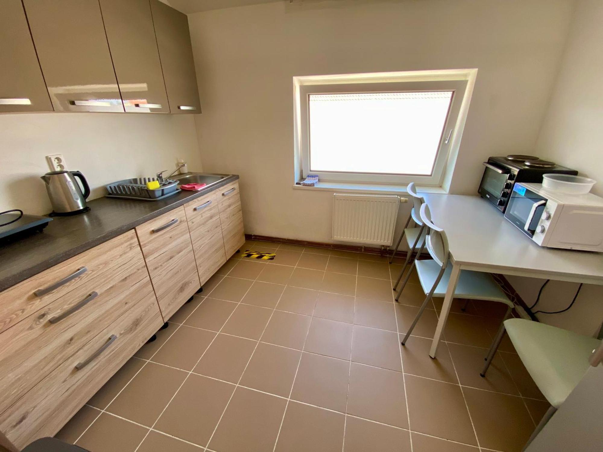 3-bedroom In Rajhrad, With Kitchen, 2 Bathrooms, Parking Apartment *